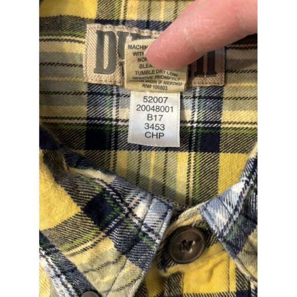 Duluth Trading Men's Long Sleeve Button Down Flannel Sz 3XL Plaid - Picture 4 of 6